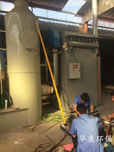 花崗巖水膜旋流高效脫硫除塵器