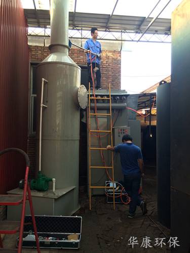 華康為北京鍋爐除塵器廠家安裝的濕式脫硫除塵器