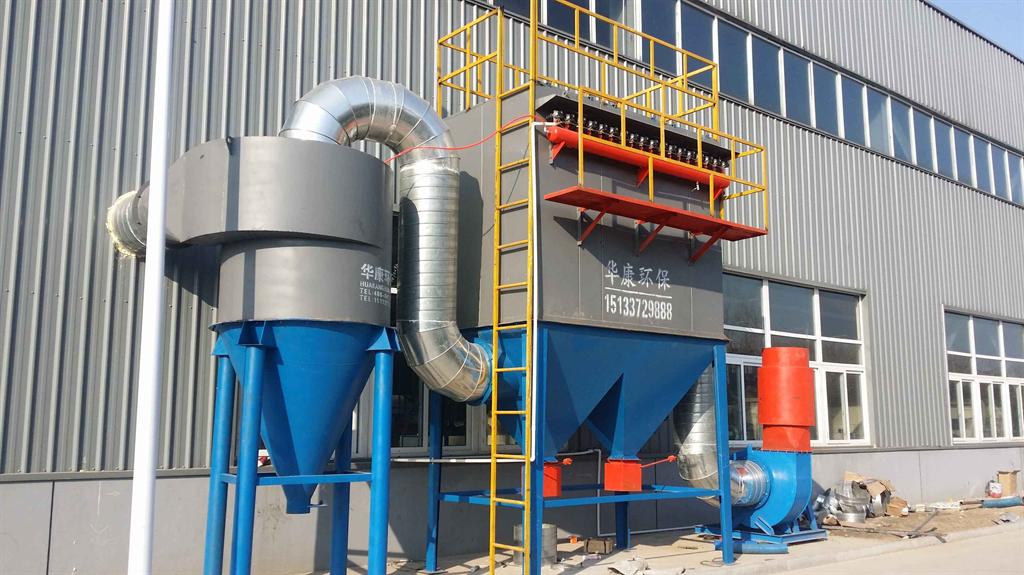 用于家具廠木器廠等的旋風(fēng)脈沖布袋除塵器圖片