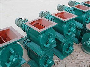 安裝在脈沖布袋除塵器上的星型卸料器