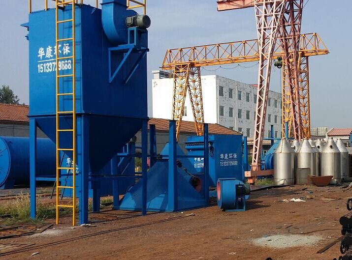 礦山破碎機除塵器生產現場圖