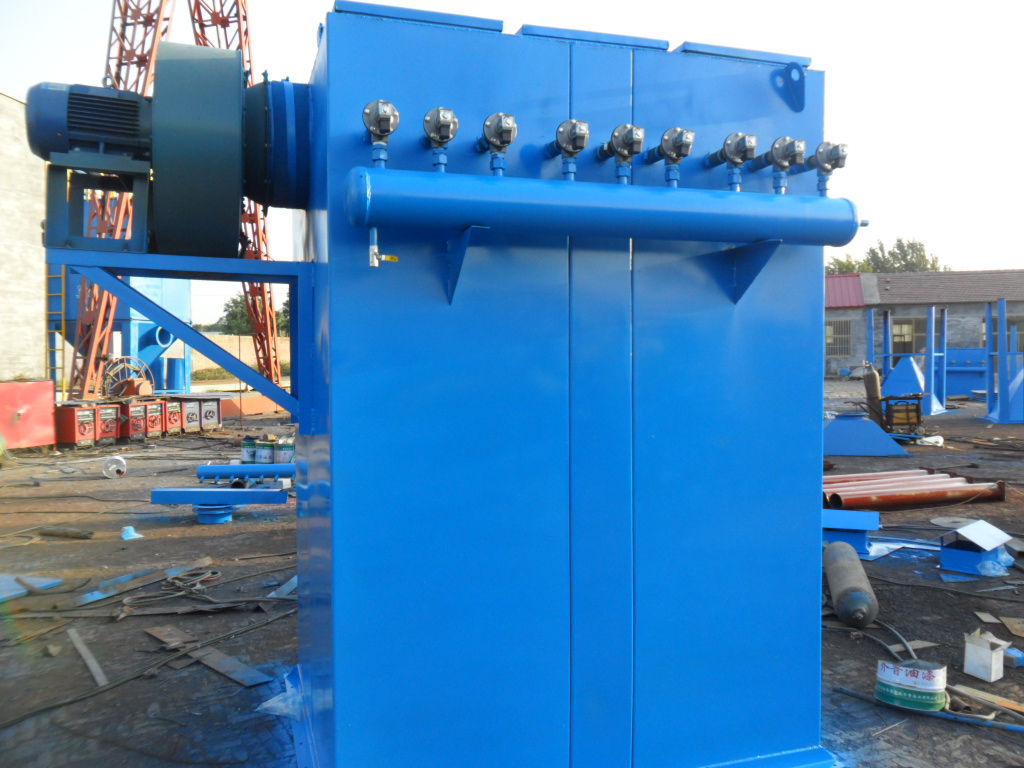 小型燃煤鍋爐除塵器生產現場