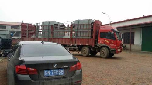 華康鍋爐布袋除塵器發貨現場