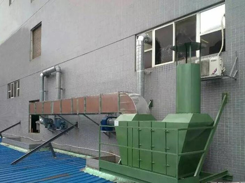    河北德治污水處理廠活性炭吸附塔廢氣處理工程案例安裝圖